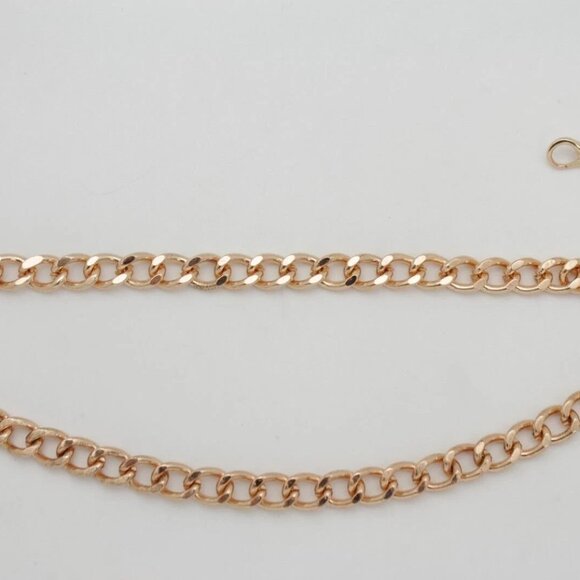 Women Gold Metal Chain Link Fashion Streetwear Belt Side Strand Plus Size XL XXL main image 7
